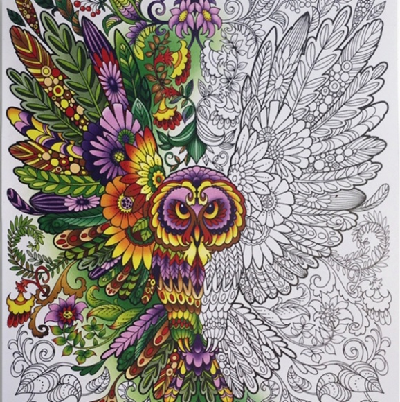 Adult Coloring Book Shoes + FREE MARKERS - Picture 7 of 8